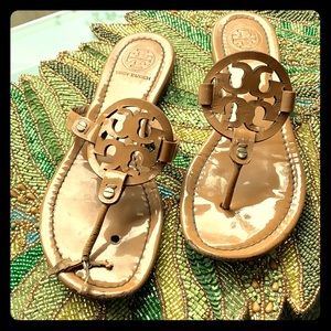 Tory Burch Miller Sandal Patent Leather.